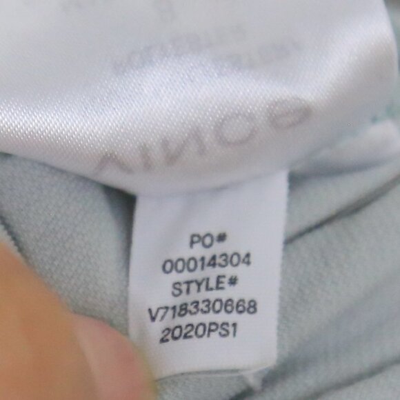 Vince Ruched Velvet Paneled Skirt in Pale‎ Sea Grass Size 8 - Picture 7 of 9